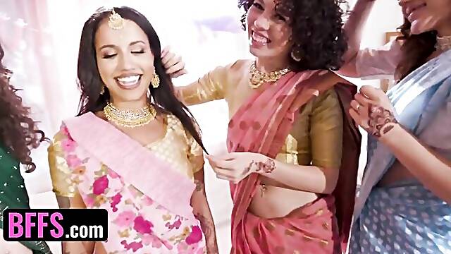 Indian bachelorette party turns into a stripper fuck fest in this TeamSkeet feature