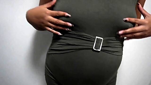 Pregnant Latina Babe Seeks Pleasure Elsewhere for Her Needs