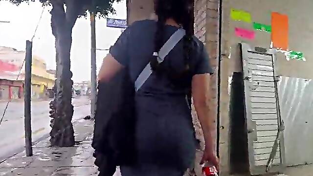 I faced a teen on the street and finished up putting my bone in her.