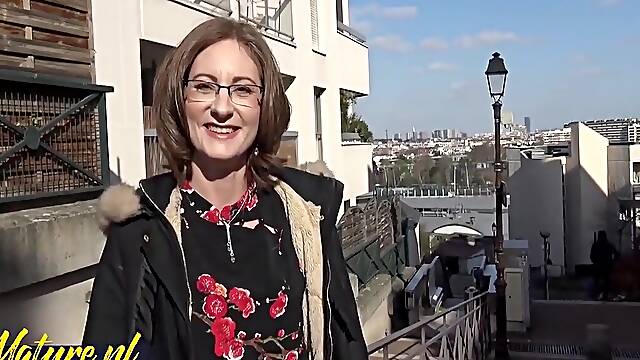 French School Teacher Beatrice Secretly Likes Taking A Large Shlong Up Her Booty