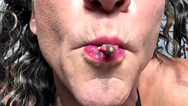 Sloppy Goddess Swallow: My Mouth Is Your Burpy Prison