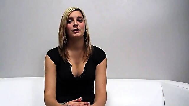 Busty Czech Cheerleader at First Interview