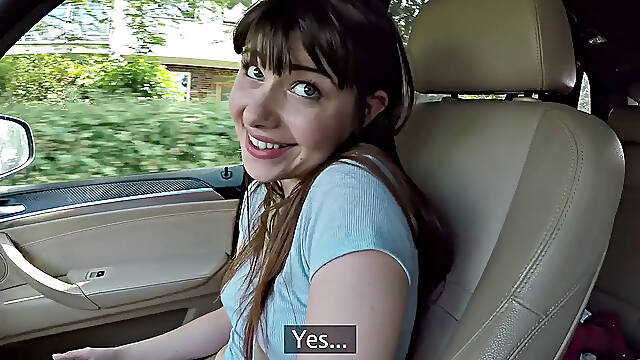 French Babe with tattoos & piercings pays for sex with lost job in park