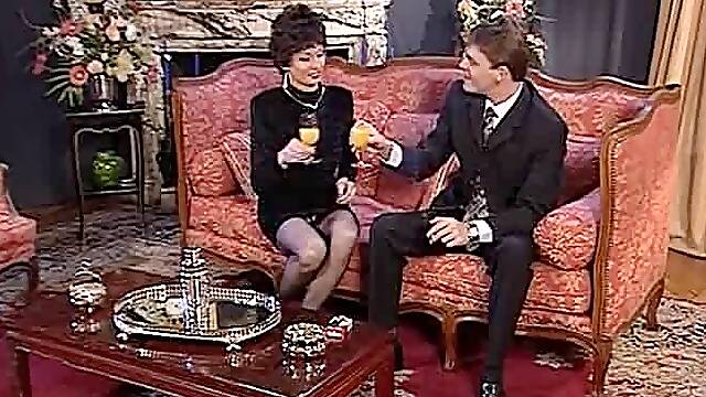 Round titted German lady loves riding a hard pecker with her tight asshole