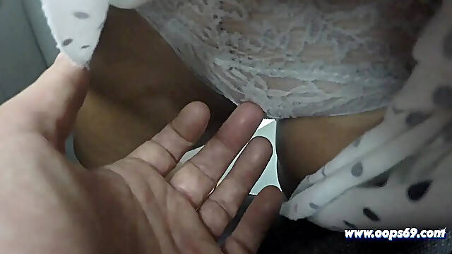 Random stranger man lifts skirt and touches my pussy on the subway