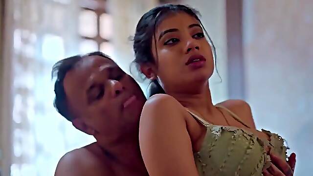 Mysterious beauty shares passionate intimate moments in her private space