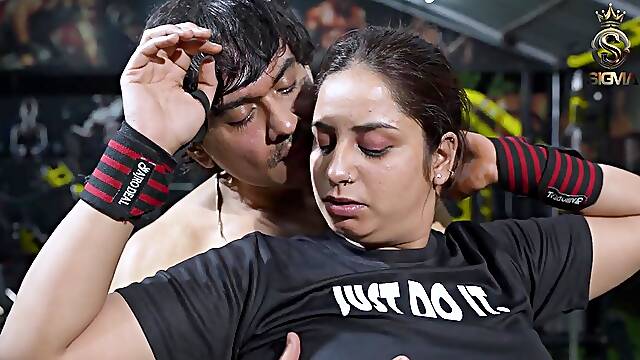 Sensual Indian Babe Explores Passionate Blowjob With Intense Desire