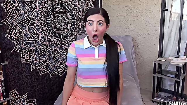 Kinky Family - Theodora Day - Cumming on stepdaughter t