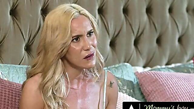 Wicked mother I'd like to fuck Bangs Stepson And His Stepson's Ally