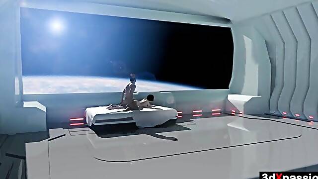 VR Nexus three Orbit – Hardcore Space Sex Anal, Doggy style & Perspired Bang in Zero Gravity