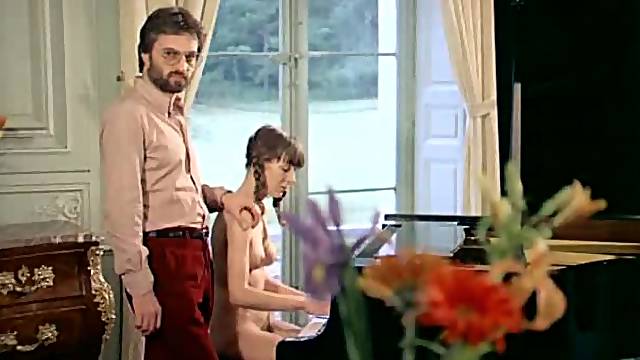A classic porn video ends with an orgy