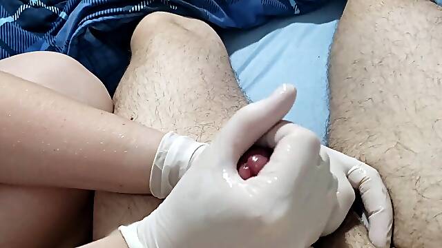 Supah compilation of handjobs four. Gloves, teasing, games and lots of cum��������