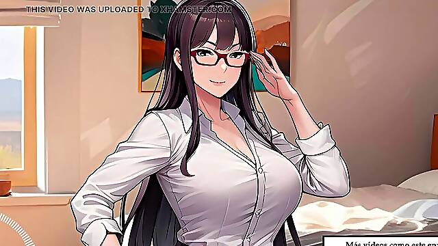 Spanish ass fucking anime porn JOI - Your personal teacher punishes you for failing. Spanish voice.