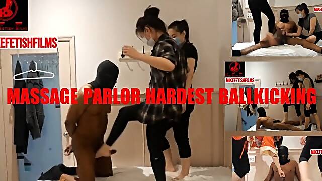 MASSAGE PARLOR: EXTREME BALLKICKING HARDEST SHOTS COMPILATION