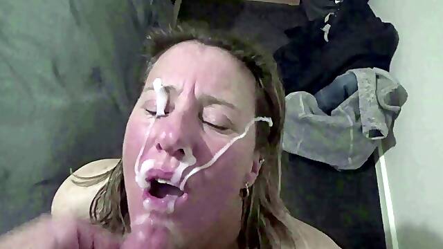 Massive cumshot compilation with milfs indulging in oral creampies, CIM and cum play