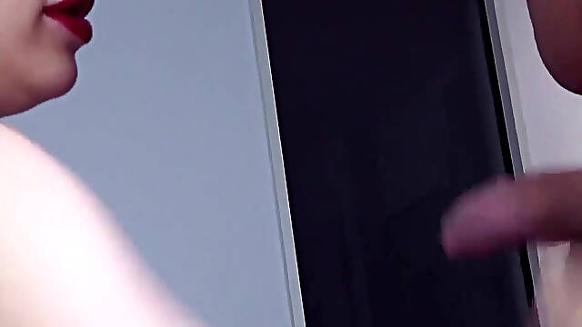 Ballbusting with Patent Boots