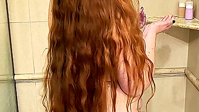 Voyeur Time for You. Innocent Solo Shower Time for Me