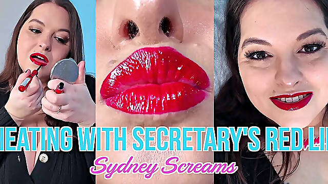 Cheating with Secretary's Red Lips